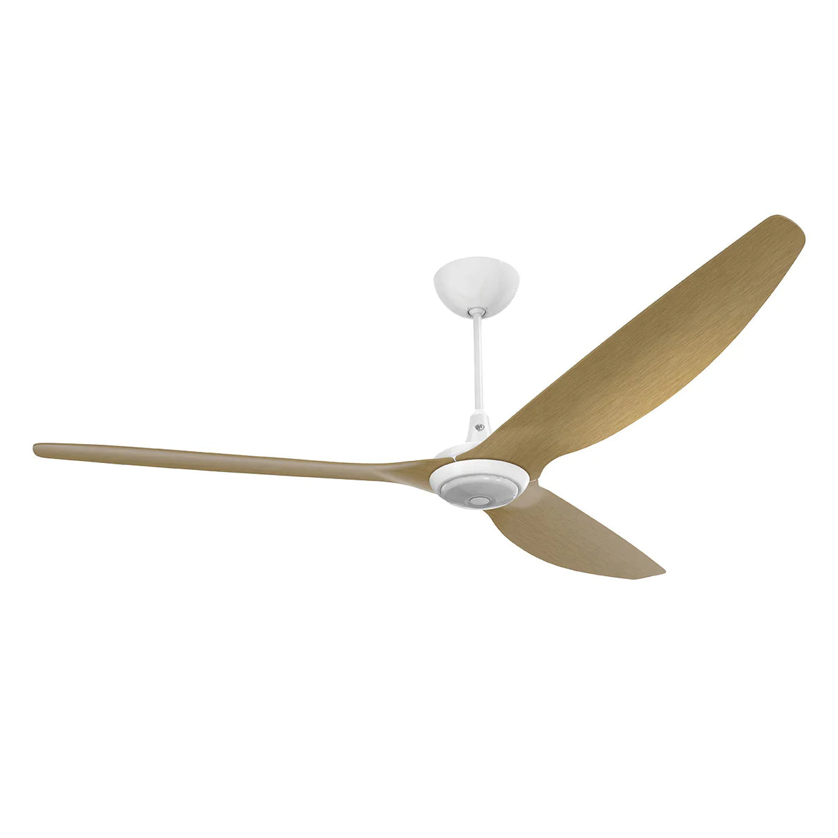 84 Ceiling Fan with Caramel Aluminum Blades and White Finish T6940
