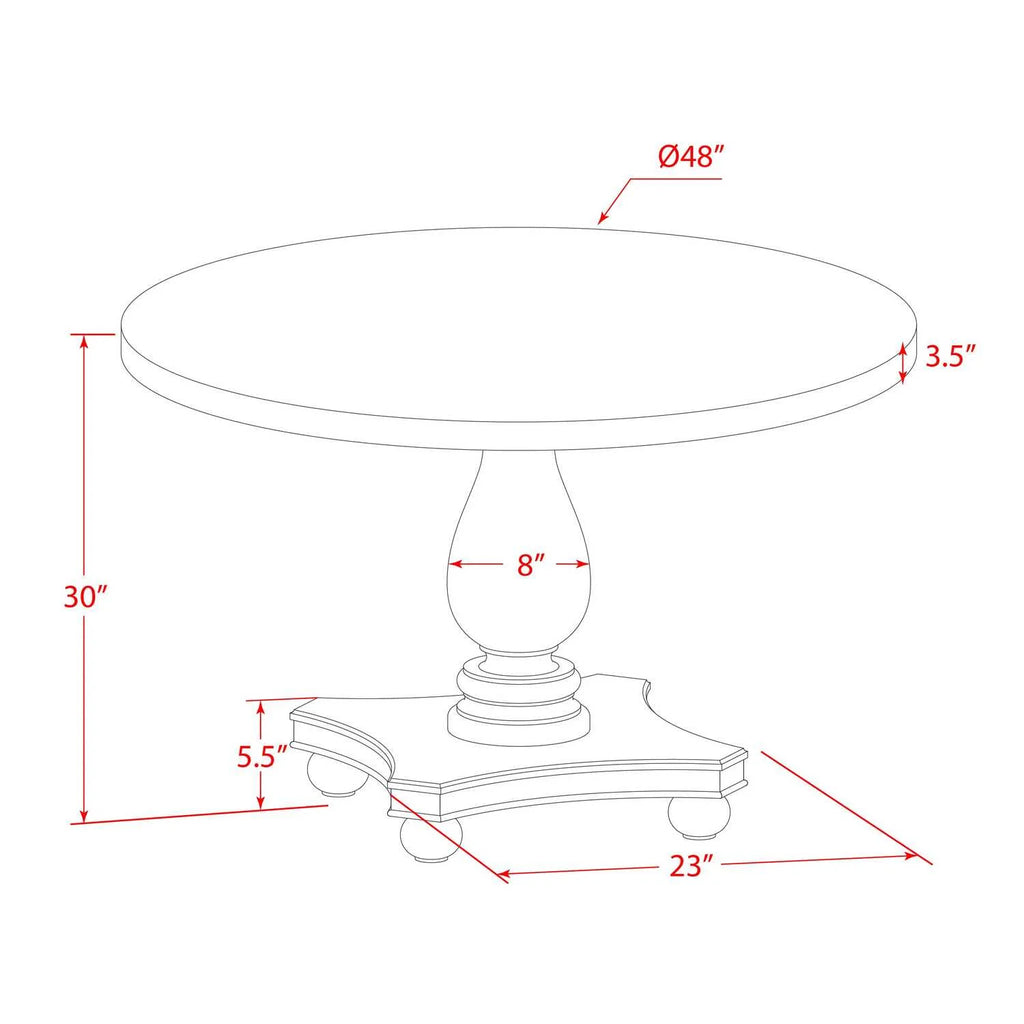 5-Piece Wood Dining Set S941738