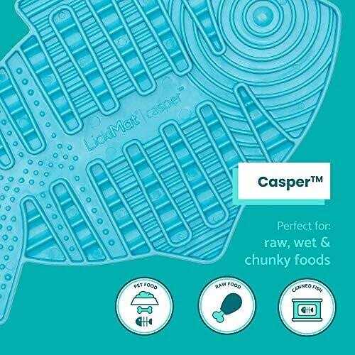 Fish-Shaped Cat Slow Feeders Lick Mat V9506