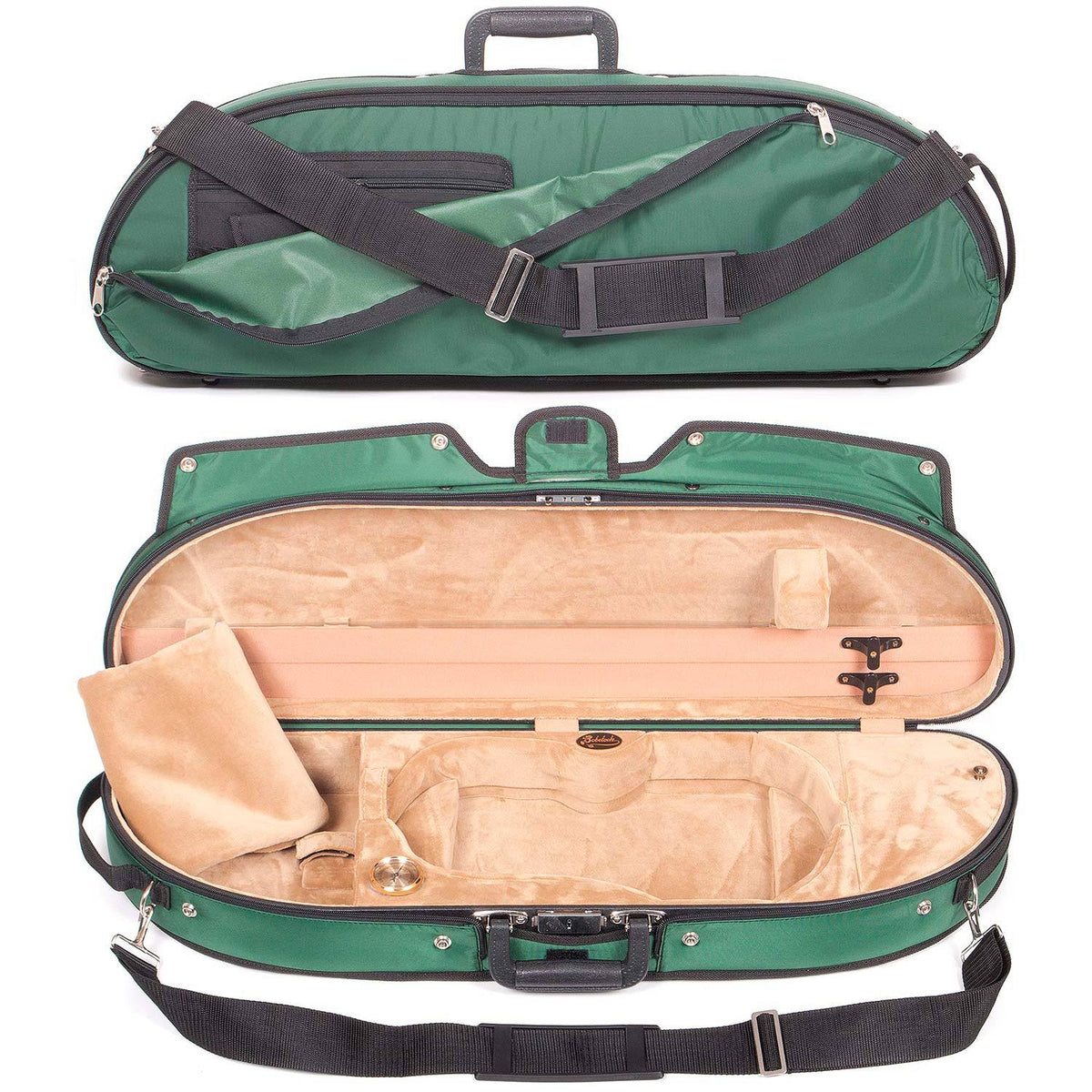 Puffy Violin Case Green/Tan I947767
