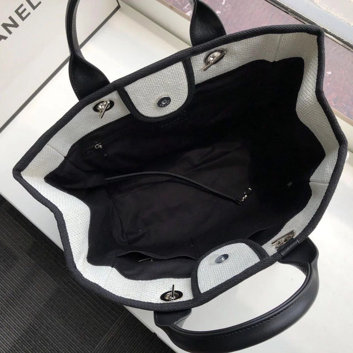 White Small Shopping Bag Z189