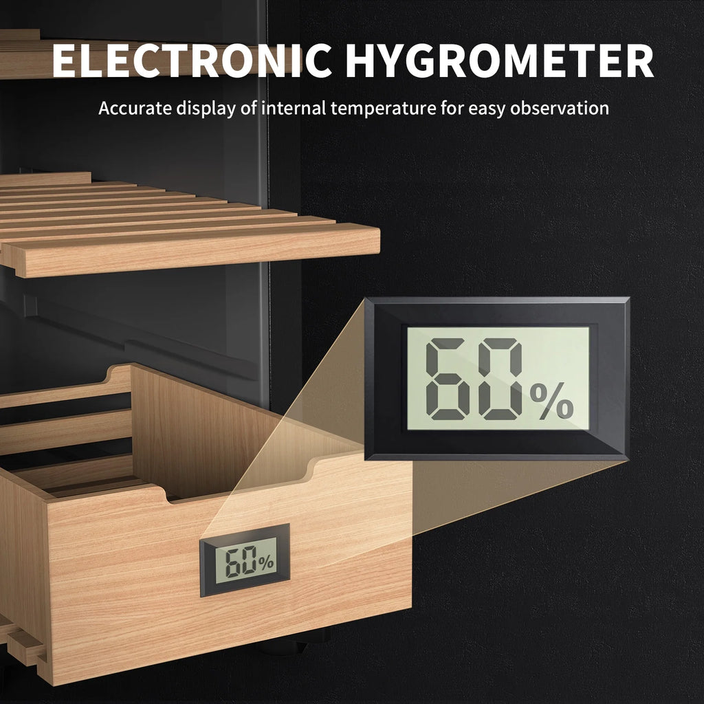 23L Electric Cigar Humidor with Spanish Cedar Wood Shelves C884