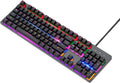 Wired Mechanical Gaming Keyboard Rainbow Backlit 104 Keys Pack of 2 G8794