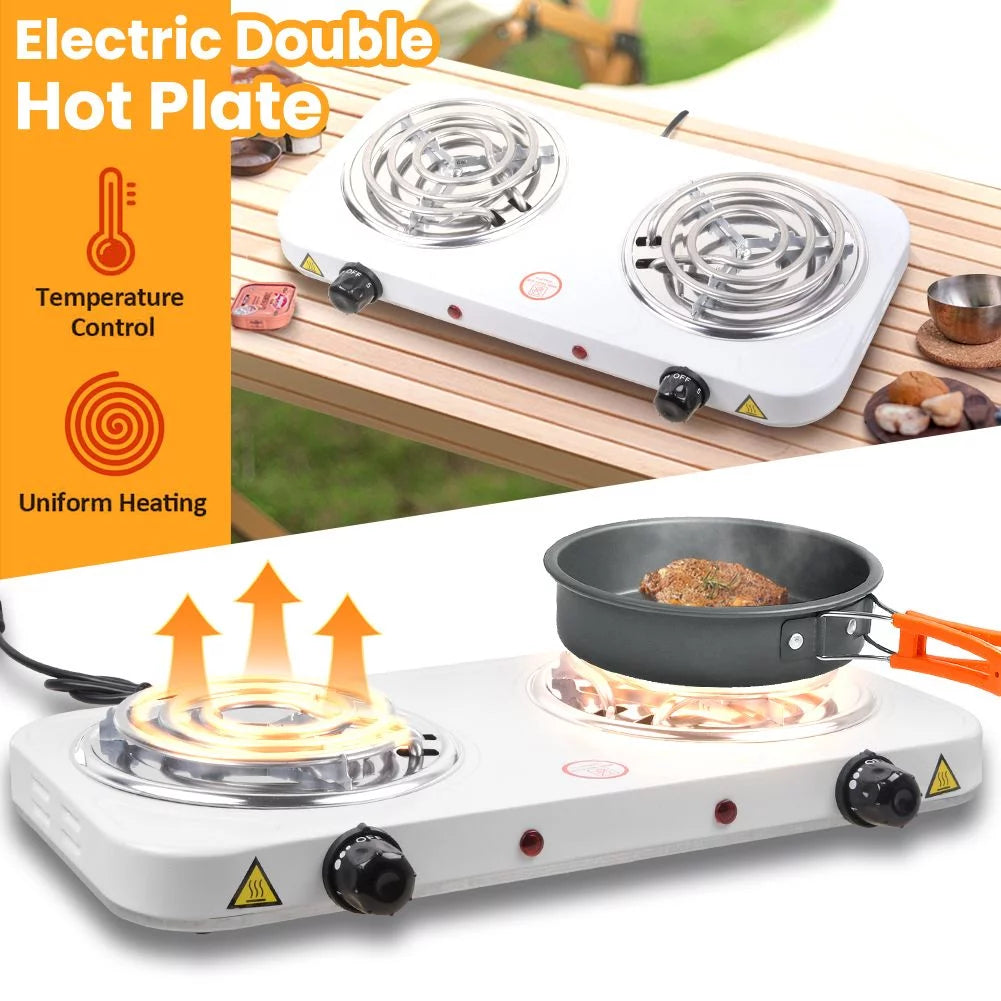 2000w Portable Electric Double Burner G863