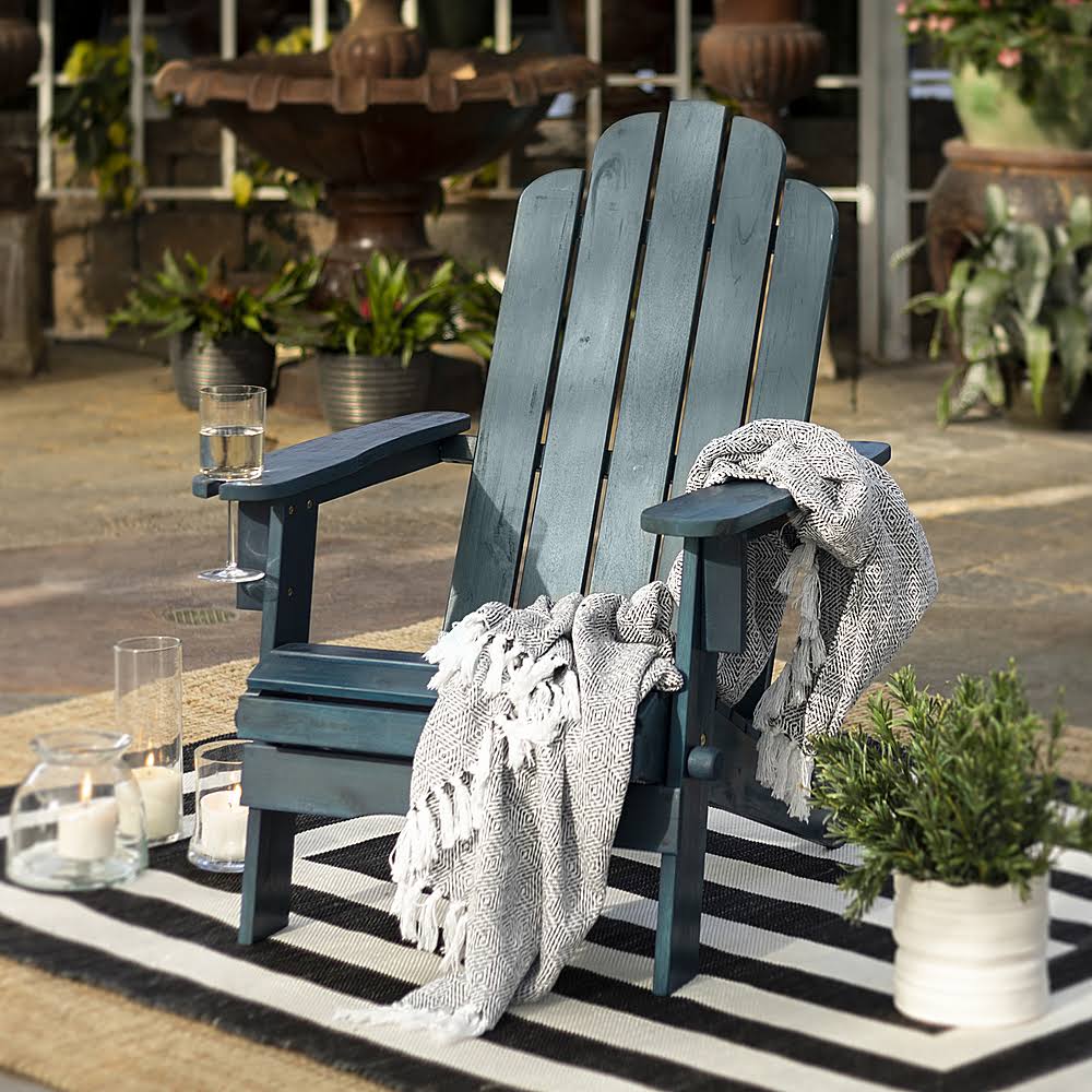 Navy Acacia Wood Adirondack Chair I2962