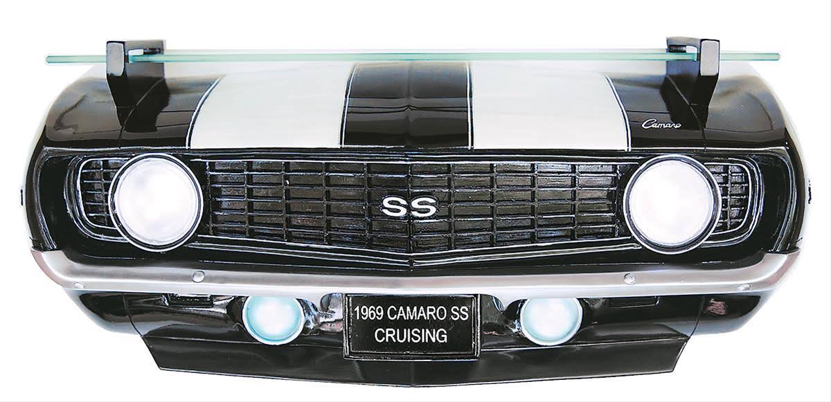 Black Front End Wall Shelf N15258