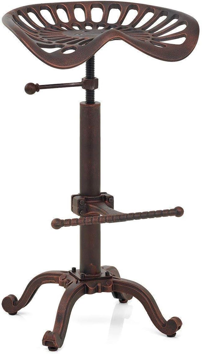 Adjustable Cast Iron Bar Stool F850392