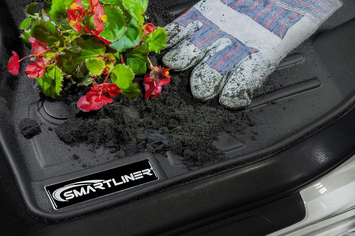Custom Fit Floor Mats 2 Row Liner Set Black P4799