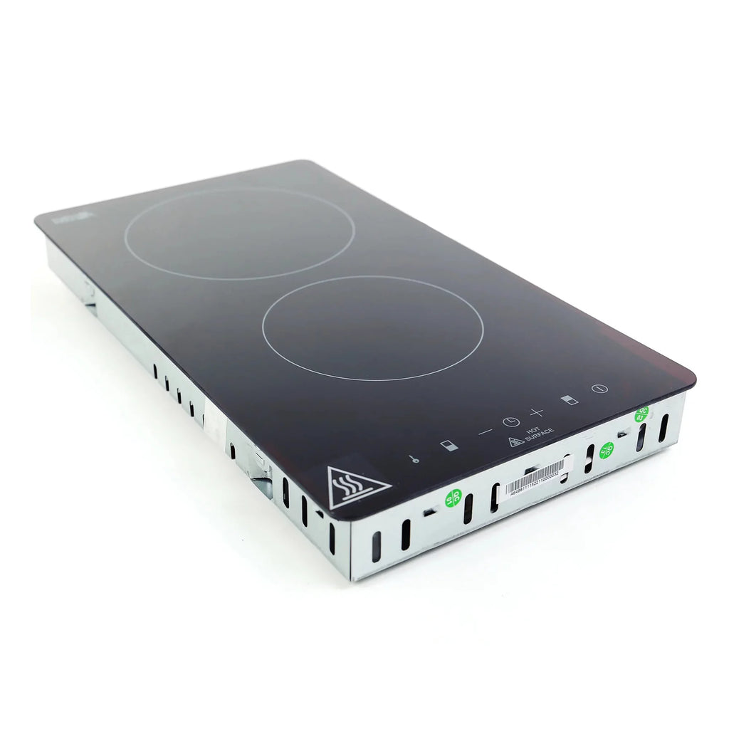 Dual Burner Electric Cooktop with Glass Surface E881192