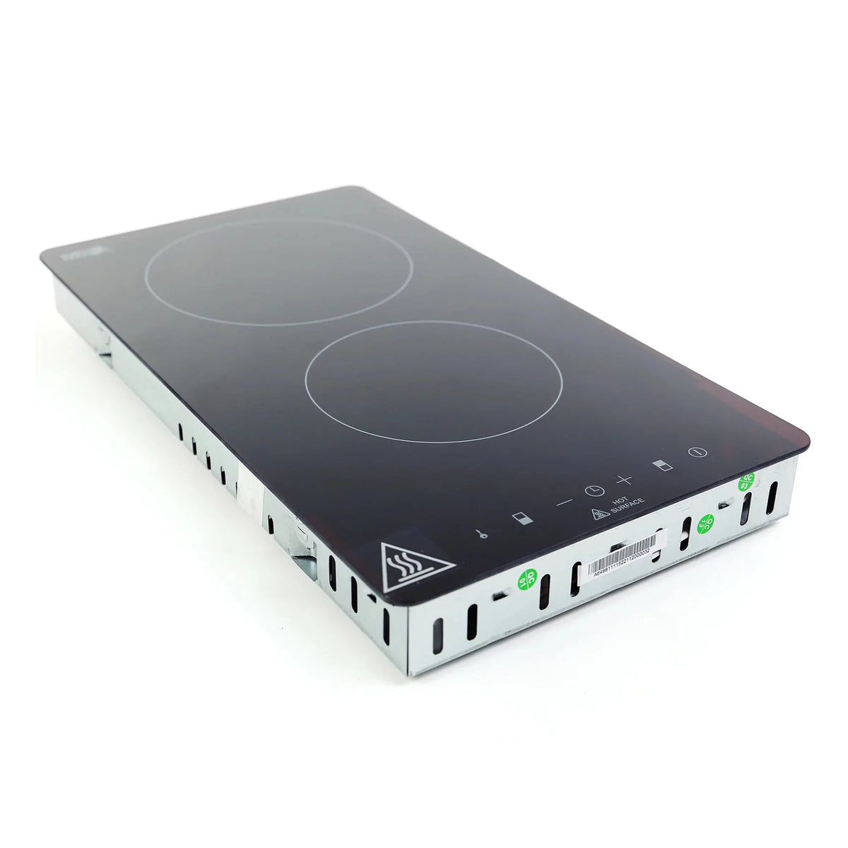 Dual Burner Electric Cooktop with Glass Surface E881192