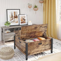 35.4" Square Coffee Table with Storage B15713