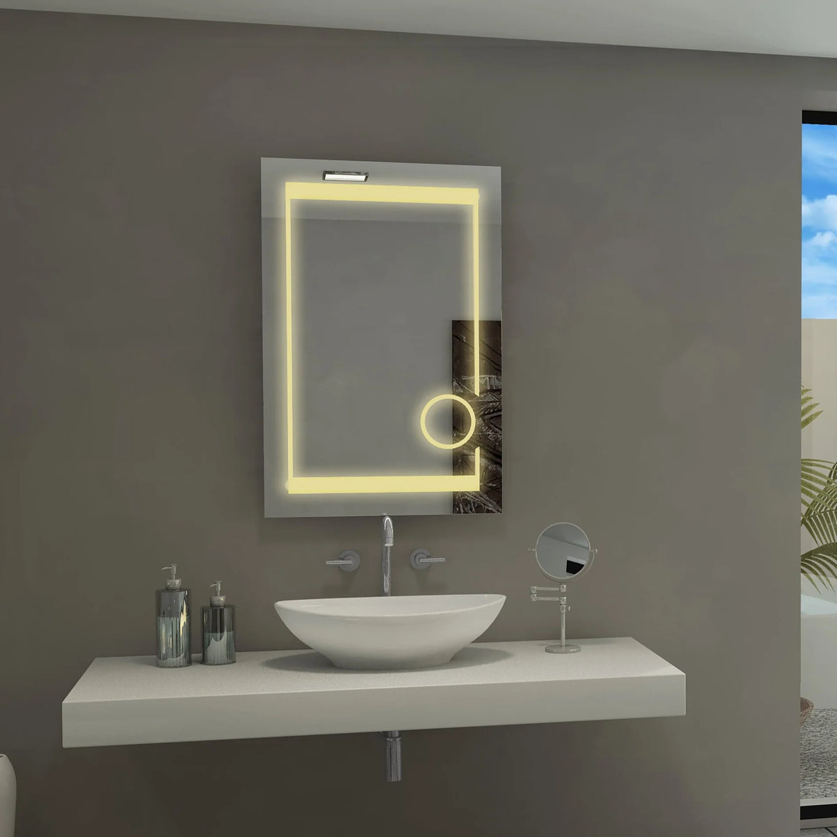 24 x 32 Rectangle Illuminated Mirror H19671