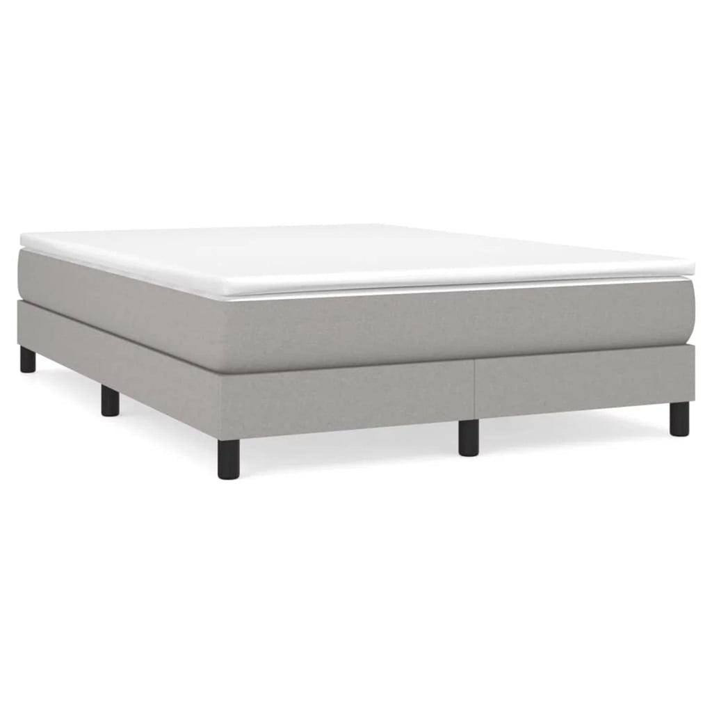 Full Size Box Spring Bed Frame with Wooden Slat Support O926