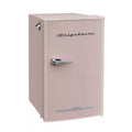 Coral Pink Retro Mini Fridge O5504
