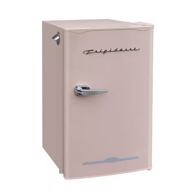 Coral Pink Retro Mini Fridge O5504