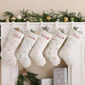White 1 Pack Large Faux Fur Christmas Stockings O1236