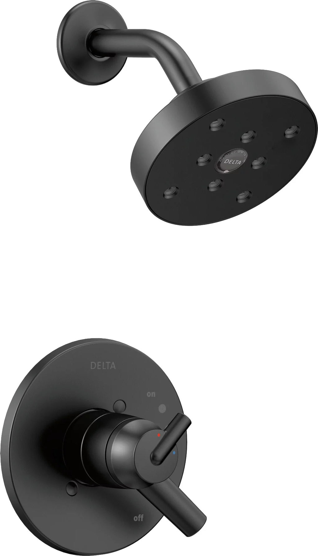 Matte Black Shower Trim H6644