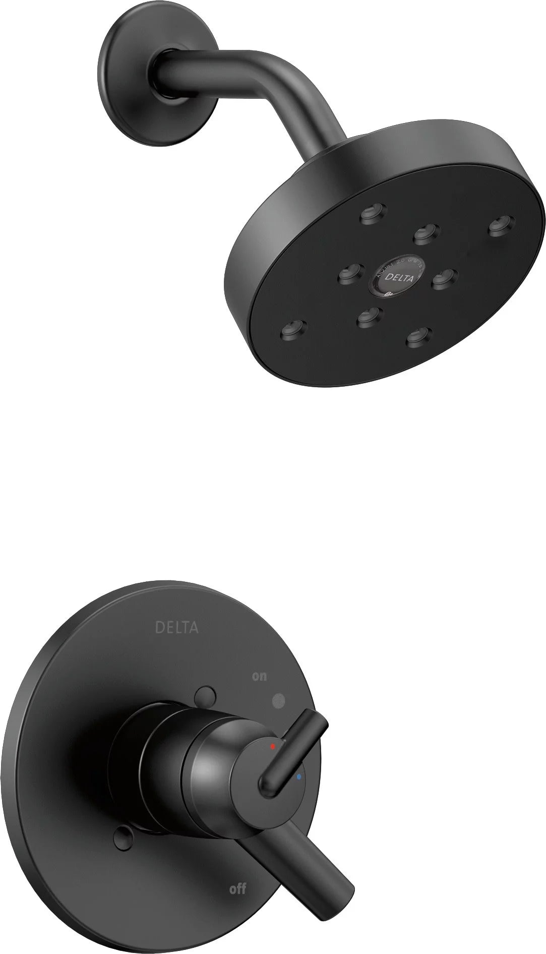 Matte Black Shower Trim H6644