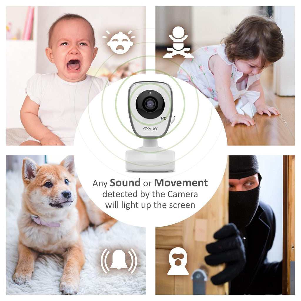 Video Baby Monitor with 2 HD Cams L899
