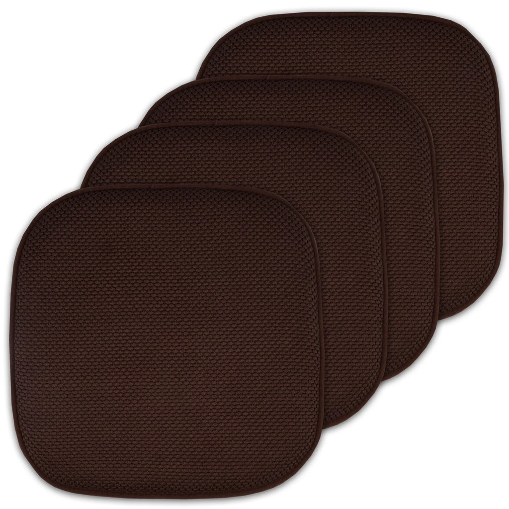 Memory Foam Non-Slip Chair Seat Cushion Pad 4 Pack J909