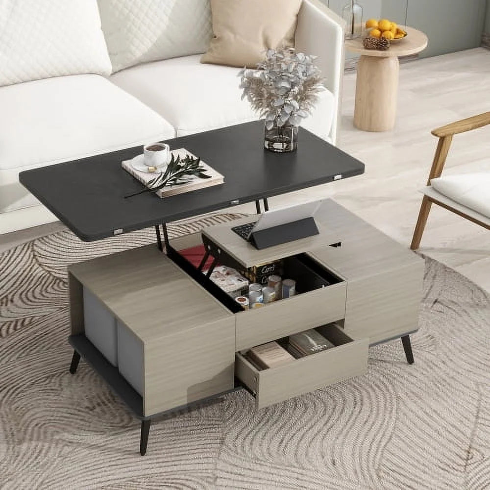 5 Piece Lift Top Coffee Table Set with Storage R848327