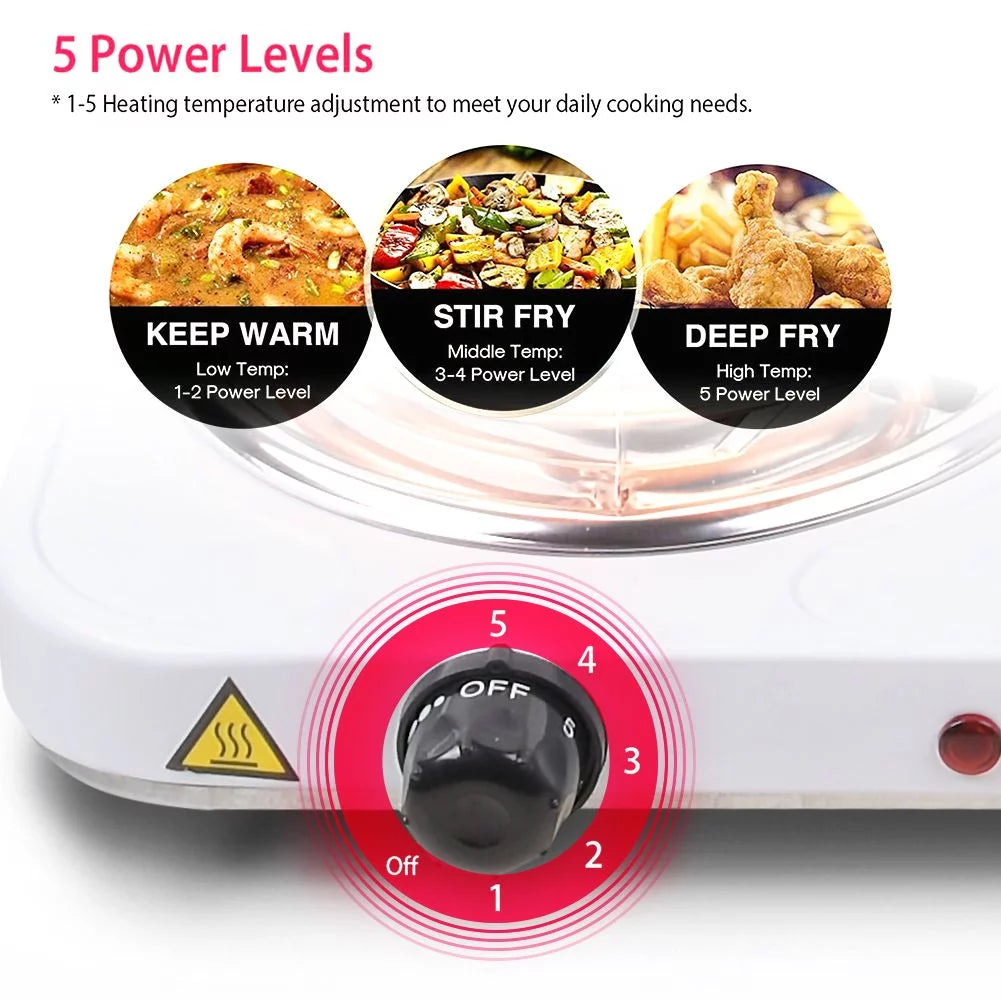 2000w Portable Electric Double Burner G863