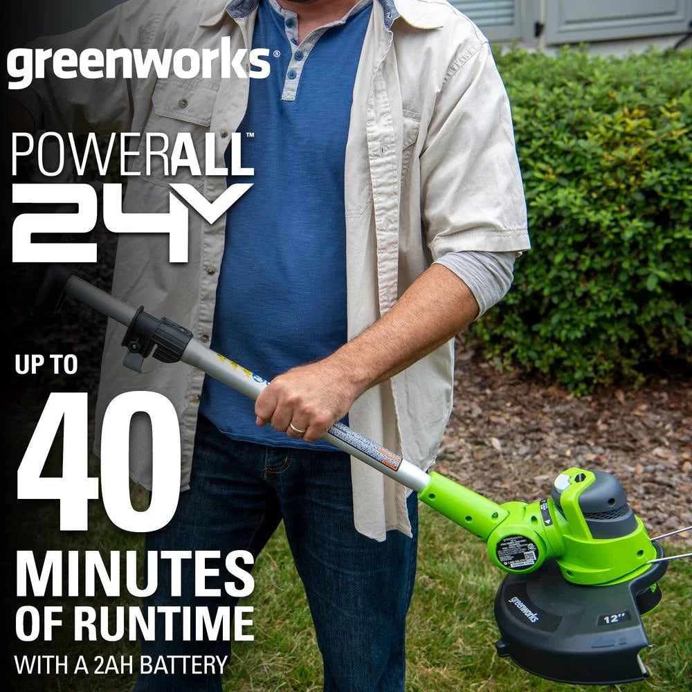 24V 12 Cordless String Trimmer/Edger with 2.0 Ah Battery & Charger W752890