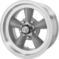 Satin Black Wheel With Machined Lip 15x8.5 5x127mm P7287