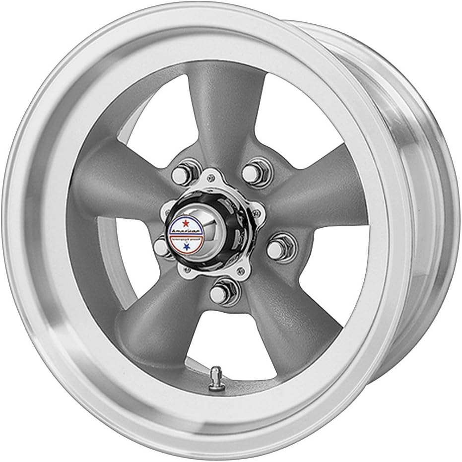 Satin Black Wheel With Machined Lip 15x8.5 5x127mm P7287