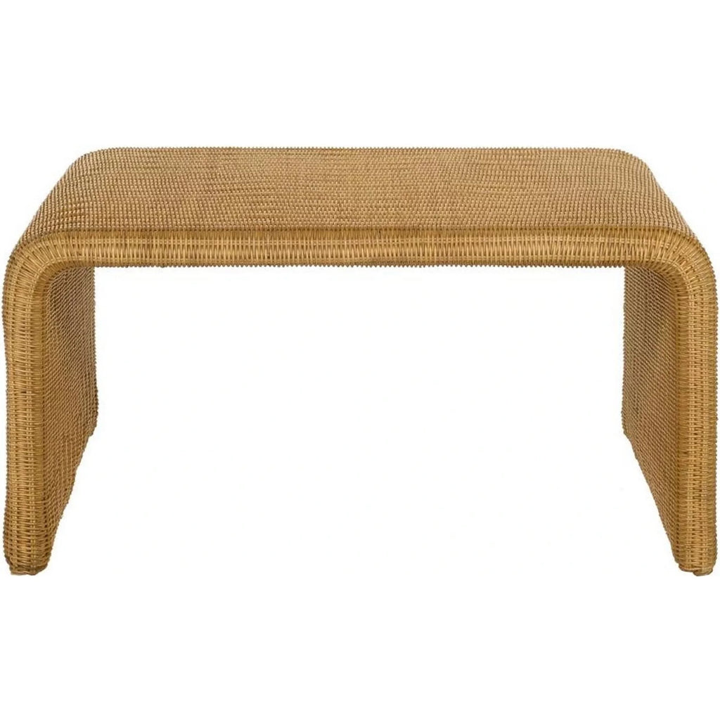 36 Inch Square Rattan Coffee Table Q511944