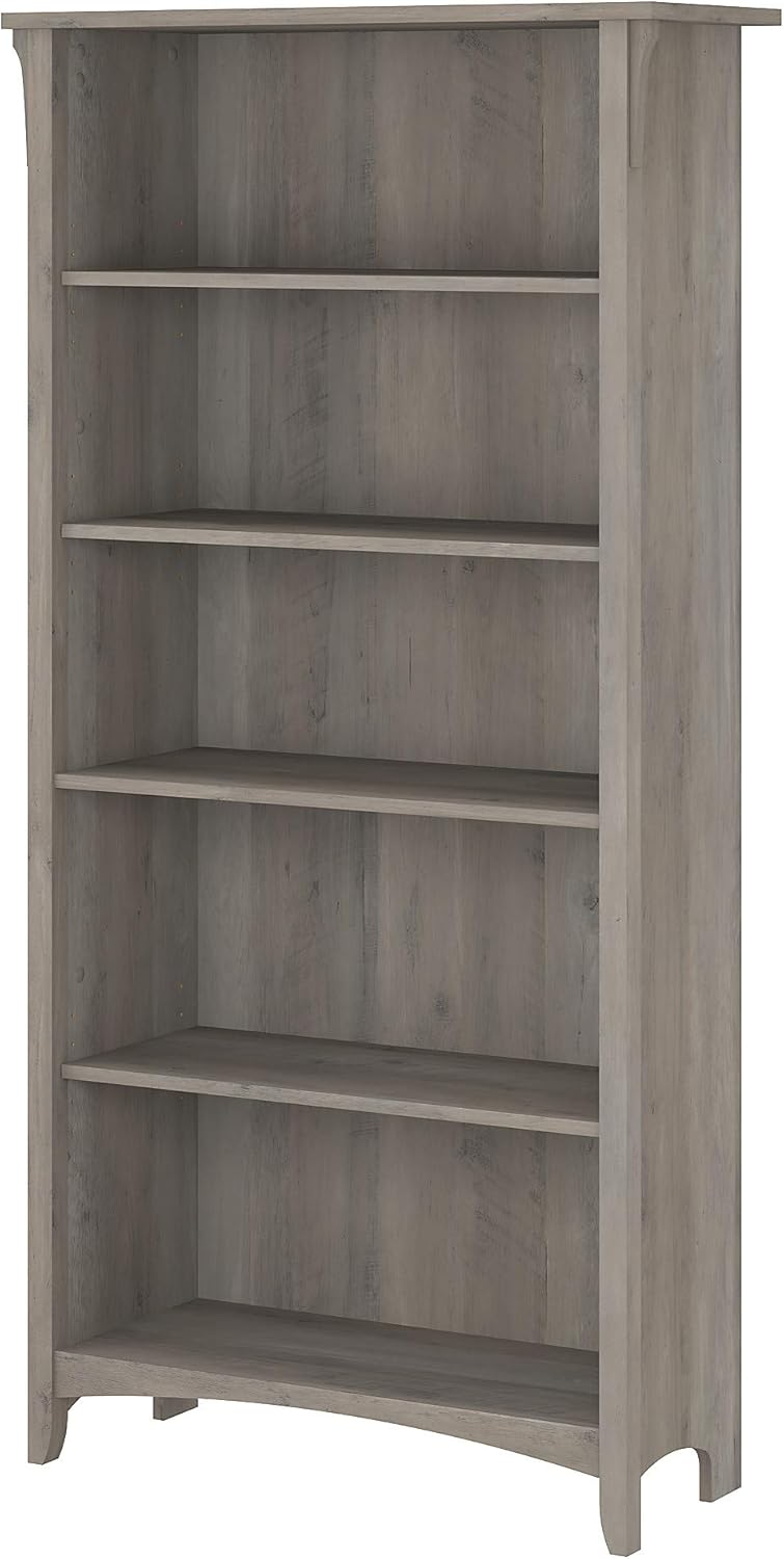 5 Shelf Bookcase in Vintage Black U469641