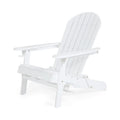 White Acacia Wood Folding Adirondack Chair W690351