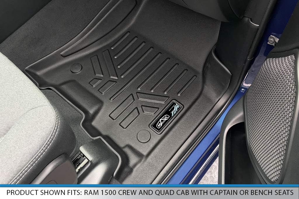Custom Fit Floor Mats 2 Row Liner Set Black P4799