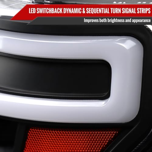 Black Projector Headlights N9223
