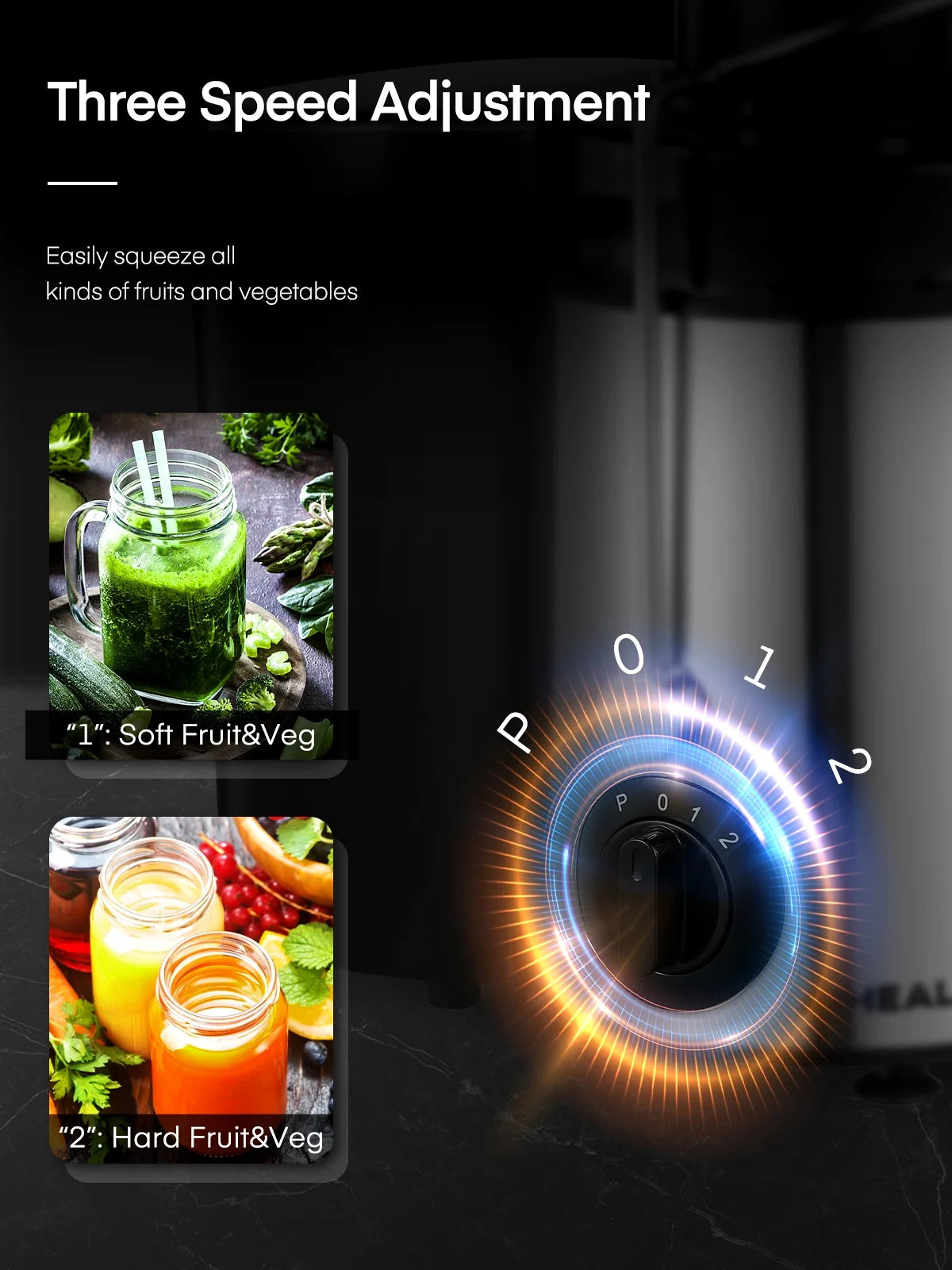400W 3 Speed Juicer Machine P1319