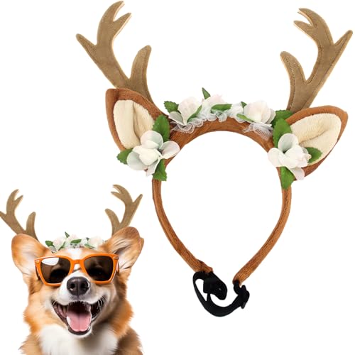 Adjustable Christmas Reindeer Antlers Headband S31800