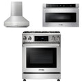 30 In. Propane Gas Range, Range Hood, Microwave Drawer M5716