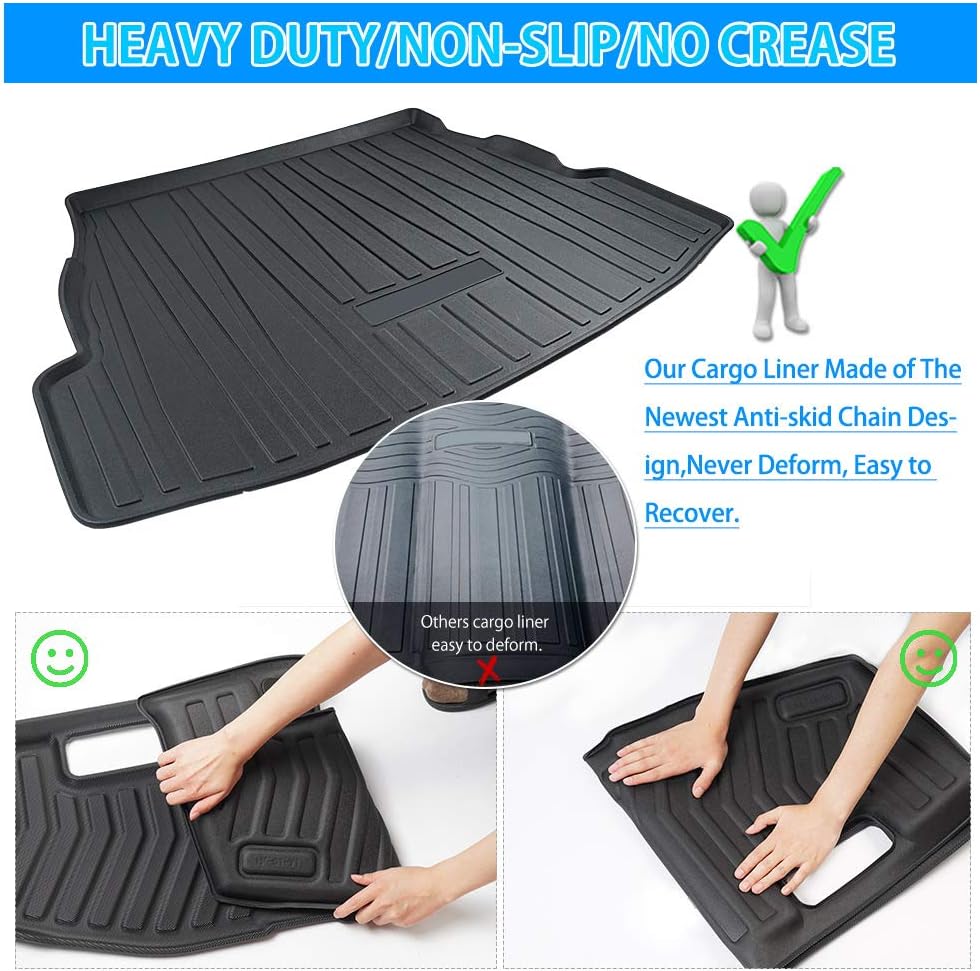 Trunk Mat Toyota RAV4 2019-2022 Cargo Liner Waterproof X6687