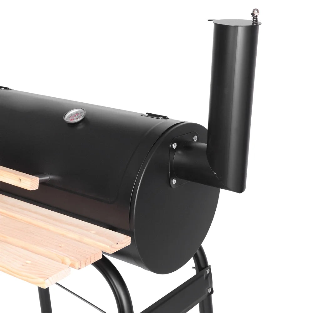 Portable Charcoal Grill and Offset Smoker S16002