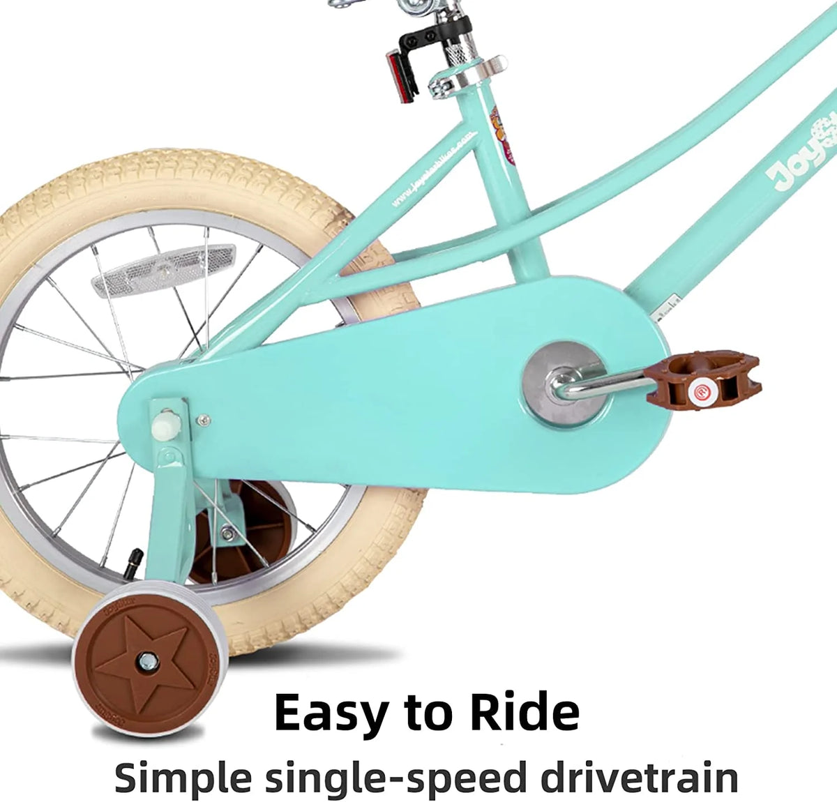 Kids Bike with Training Wheels & Basket N10495
