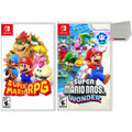 Super Mario RPG and Super Mario Bros Wonder Two Game Bundle Nintendo Switch Z907799