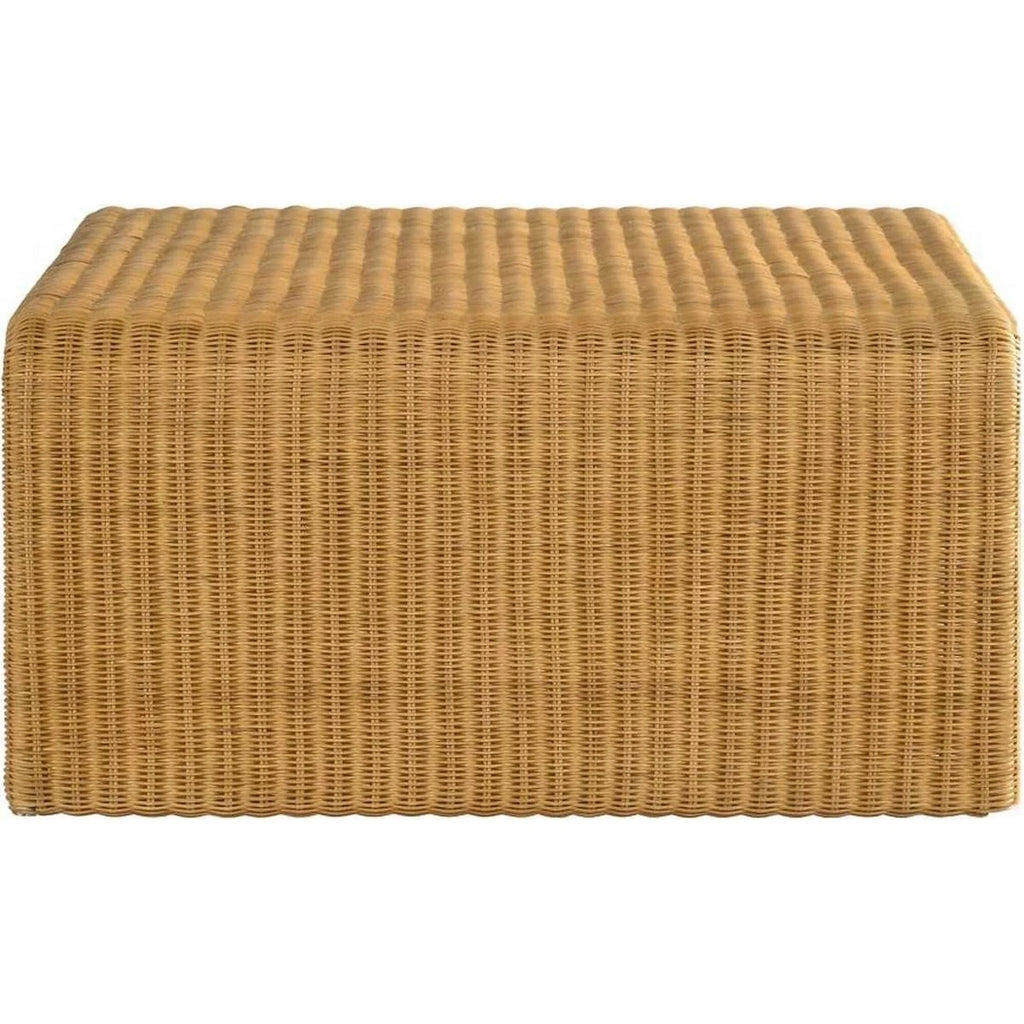 36 Inch Square Rattan Coffee Table Q511944