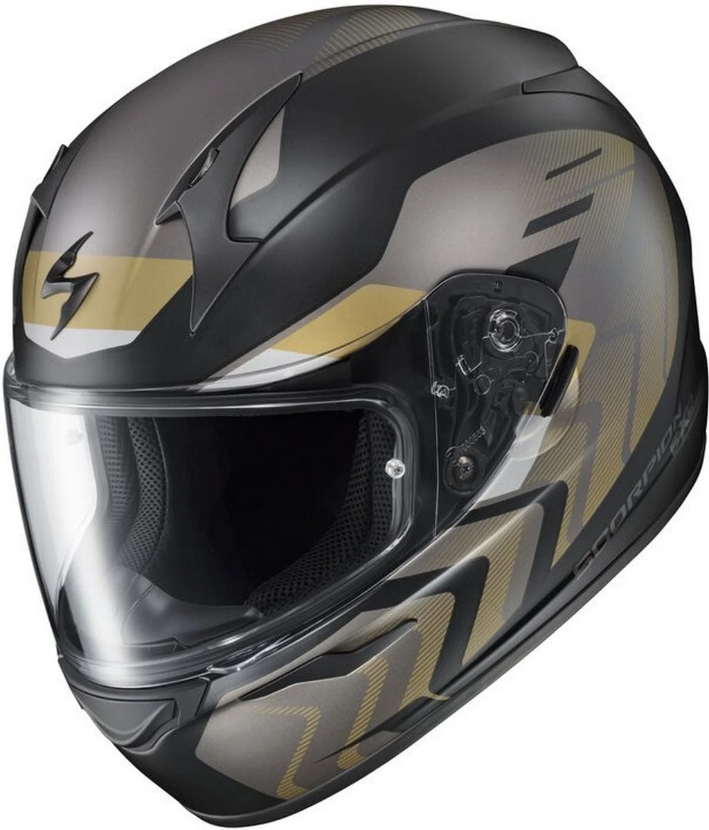 Black Gold XL Motorcycle Helmet S27601
