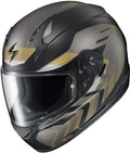 Black Gold XL Motorcycle Helmet S27601