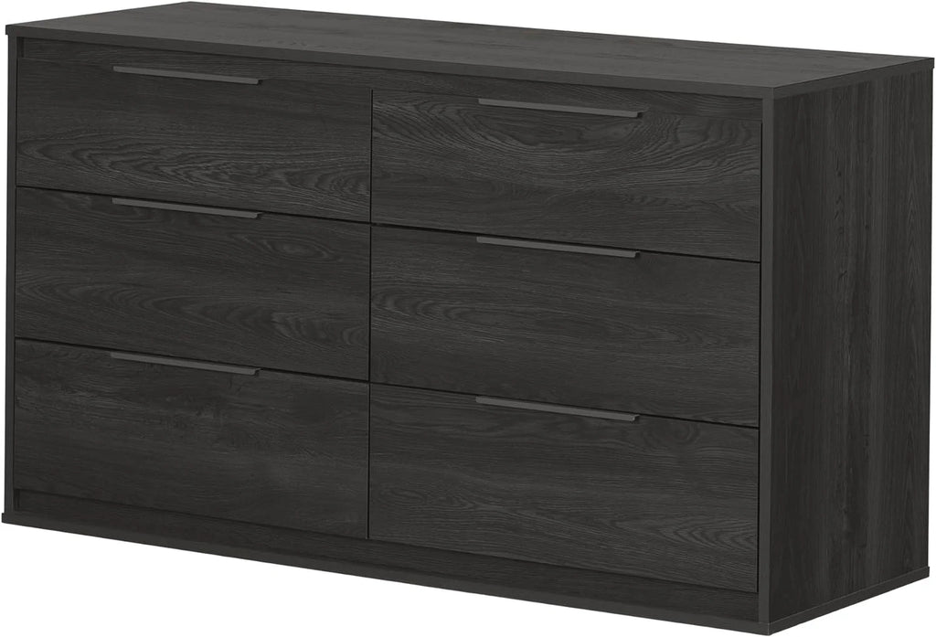 6-Drawer Double Dresser Gray Oak A962321