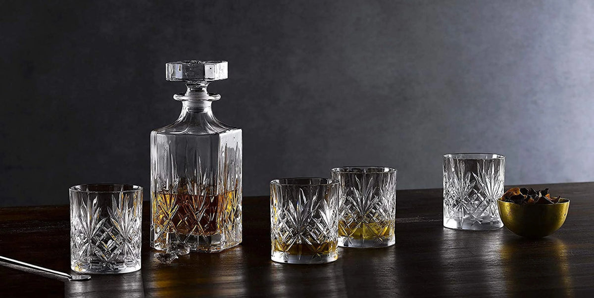 Clear Crystalline Tumbler Set of 4 E968
