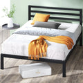 Queen Metal Platform Bed Frame with Headboard R889