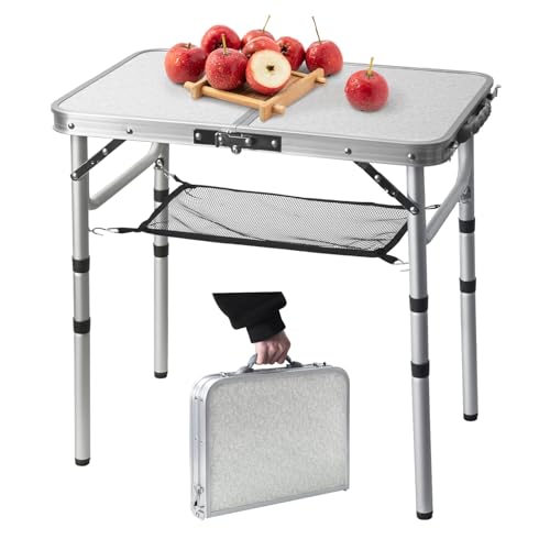 2FT Lightweight Portable Aluminum Folding Table J331770