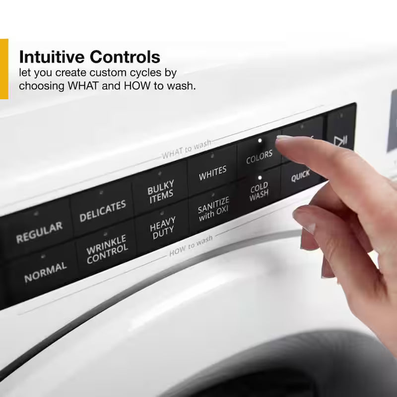White Stackable Front Load Washing Machine K83195