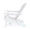 White Acacia Wood Folding Adirondack Chair W690351